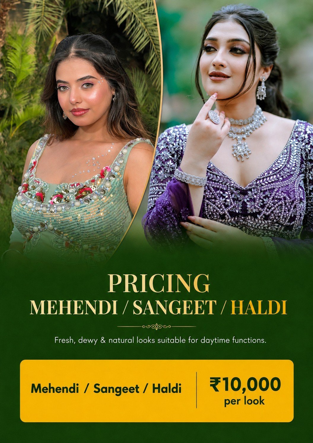 Haldi Mehendi Look NuLook