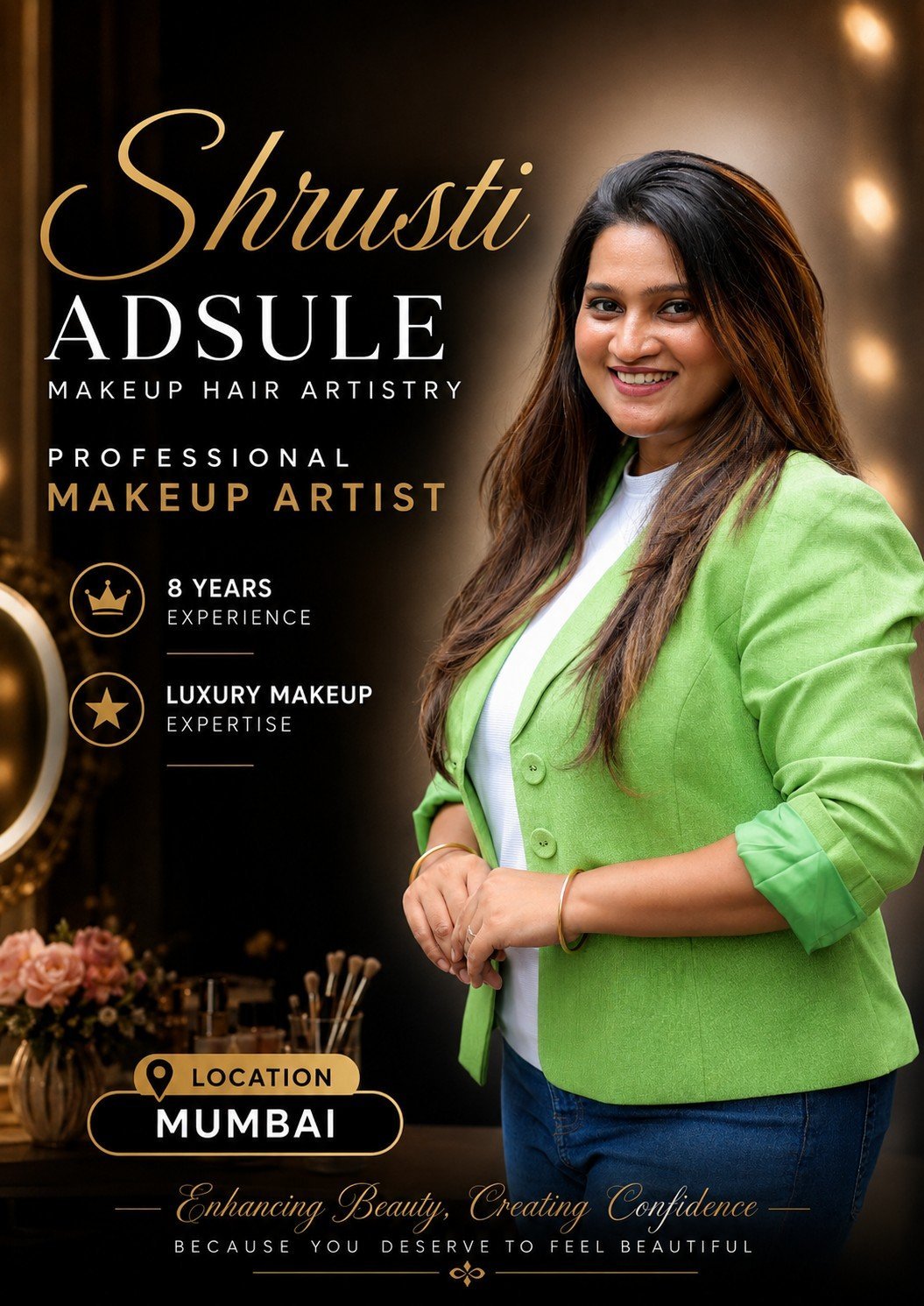 Shrusti Adsule - Founder NuLook Hair Beauty Salon & Academy